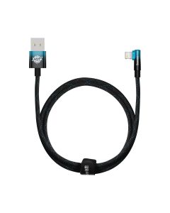 Baseus MVP 2 Elbow Cable 2.4A Καλώδιο Φόρτισης (CAVP000021) USB to Lightning 1m Blue