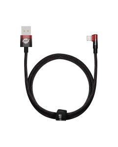 Baseus MVP 2 Elbow Cable 2.4A Καλώδιο Φόρτισης (CAVP000020) USB to Lightning 1m Red