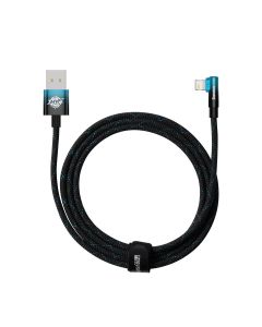 Baseus MVP 2 Elbow Cable 2.4A Καλώδιο Φόρτισης (CAVP000121) USB to Lightning 2m Blue