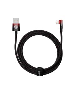 Baseus MVP 2 Elbow Cable 2.4A Καλώδιο Φόρτισης (CAVP000120) USB to Lightning 2m Red