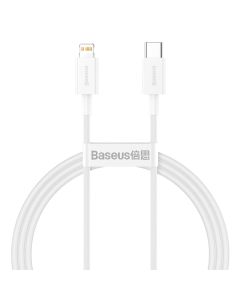 Baseus Superior Charging Data Cable (CATLYS-A02) Καλώδιο Φόρτισης Quick Charge 20W Type-C to Lightning 1m White