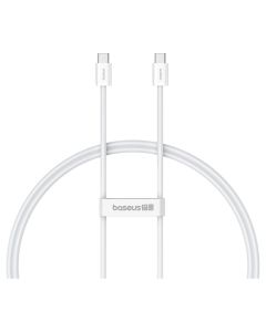 Baseus Superior Series ll Charging Data Cable 30W (P10365200211-00) Καλώδιο Φόρτισης Type-C to Type-C 1m White