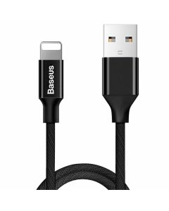 Baseus Yiven Braided Charge & Data Sync Cable 2A USB to Lightning 1.2m Black