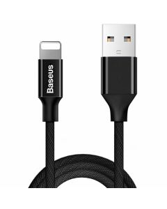 Baseus Yiven Braided Charge & Data Sync Cable 2A USB to Lightning 1.8m Black