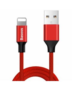 Baseus Yiven Braided Charge & Data Sync Cable 2A USB to Lightning 1.8m Red
