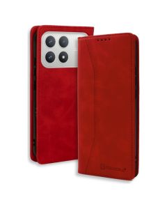 Bodycell Book Case Pu Leather Xiaomi Poco F8 Pro 5G Red - MD03254