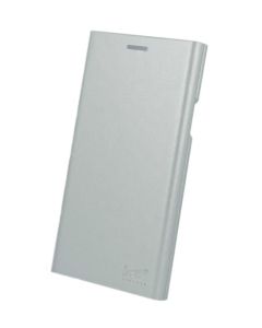 Beeyo Book Grande Wallet Case Θήκη Πορτοφόλι με Stand - Silver (Huawei P9 Lite Mini)