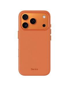 Benks Magnetic Vita Pro Silicone Case (A069) Θήκη MagSafe με Camera Control Button Orange (iPhone 17 Pro)