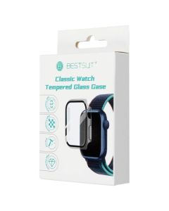 Bestsuit Case with Hybrid Tempered Glass για Apple Watch 7/8/9 45mm - Graphite - MT83899