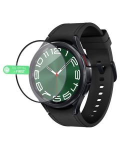 Bestsuit Flexible Hybrid Full Face Αντιχαρακτικό Γυαλί 5H Tempered Glass Black (Samsung Galaxy Watch 6 Classic 47mm) - MT81412