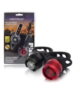 Esperanza EOT016 Acrux Bicycle Front & Back LED Lamp Σετ Φωτισμού Ποδηλάτου