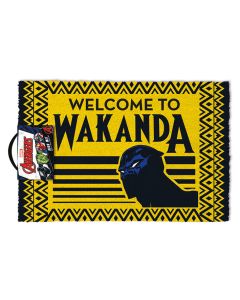 Black Panther (Welcome to Wakanda) Door Mat - Πατάκι Εισόδου 40x60cm