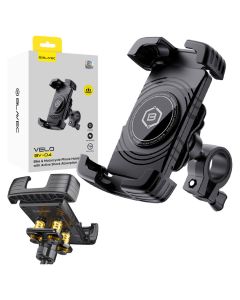 Blavec BV-04 Velo Phone Holder to Bike Handlebar with Active Shock Absorbtion (BV04-SAHB) Black - MT82813