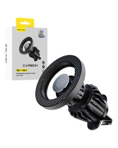Blavec BH-16A Carbon Magnetic Magsafe Air Vent Car Phone Holder (BH16AC-MAVB) Black - MT83419