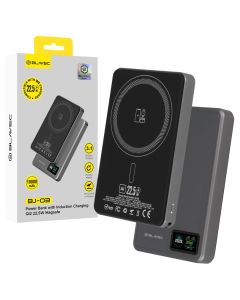 Blavec BJ-03 Slim 13,5mm Power Bank 10000mAh Type C 22,5W Magsafe 3in1 (PBBJ03-MC10G) Εξωτερική Μπαταρία - Gray - MT80448