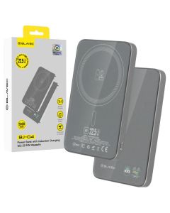 Blavec BJ-04 Ultra Slim 7,8mm Power Bank 5000mAh Type C 22,5W Magsafe 3in1 (PBBJ04-MC5G) Εξωτερική Μπαταρία - Gray Glass