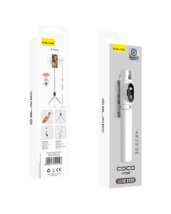 Blavec Selfie Stick Coco P-02 Tripod + Remote Control 0,7m (SSCP02-TRW07) White - MT83432