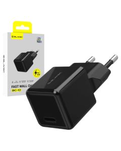 Blavec Wall Charger BC-10 - Type C - PD 25W 3A (TCBC10-CB253A) Αντάπτορας Φόρτισης - Black - MT83438