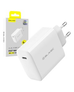 Blavec Wall Charger BC-8 GaN4 - Type C - PD QC 65W 3A (TCBC8G4-CW653A) Αντάπτορας Φόρτισης - White
