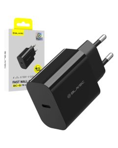 Blavec Wall Charger BC-9 Type C - PD 20W 3A (TCBC9-CB203A) Αντάπτορας Φόρτισης - Black - MT83811