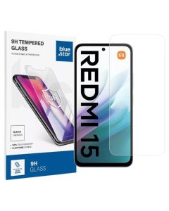 Blue Star Αντιχαρακτικό Γυάλινο Προστατευτικό 9Η Tempered Glass Screen Prοtector (Xiaomi Redmi 15 4G / 5G) - MT83532