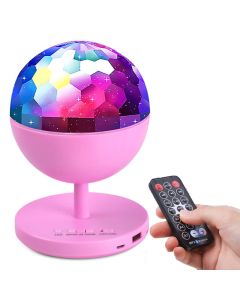 Bluetooth Disco Ball Speaker with Remote Control Ηχείο Bluetooth - Pink