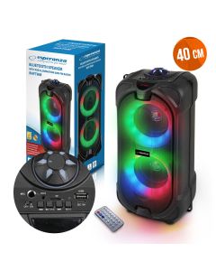 Esperanza EP157 BT FM LED RGB Speaker 10W Φορητό Ηχείο Bluetooth Black