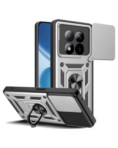 Bodycell Armor Slide Cover Case Xiaomi Note 15 Pro Plus Silver - MD03220