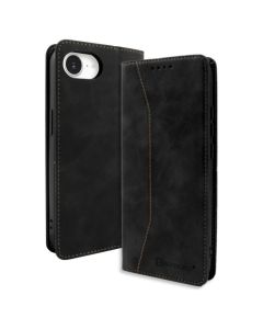 Bodycell Book Case Pu Leather iPhone 16e Black - MD02629