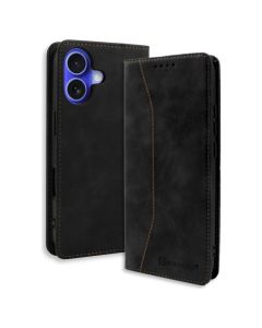 Bodycell Book Case Pu Leather iPhone 17  Black - MD02950