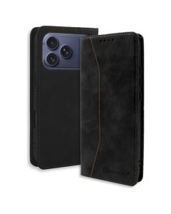 Bodycell Book Case Pu Leather iPhone 17 Pro Black - MD02956