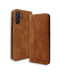 Bodycell Book Case Pu Leather Samsung A36 5G Brown - MD02691