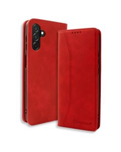 Bodycell Book Case Pu Leather Samsung A56 5G Red - MD02695