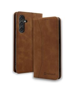 Bodycell Book Case Pu Leather Samsung S26 FE 5G Brown - MD03458