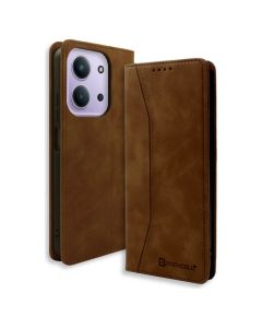 Bodycell Book Case Pu Leather Xiaomi Redmi 15C 5G Brown - MD03072