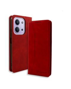 Bodycell Book Case Pu Leather Xiaomi Redmi 15C 5G Red - MD03073