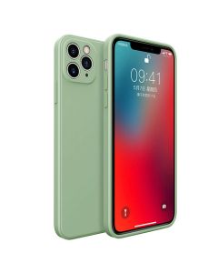 Bodycell Square Liquid Silicone Case - Light Green (iPhone 11 Pro)