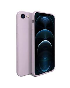 Bodycell Square Liquid Silicone Case - Light Violet (iPhone 7 / 8 / SE 2020 / 2022)