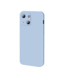 Bodycell Square Liquid Silicone Case - Light Blue (iPhone 13 Mini)