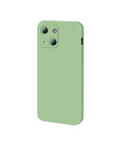 Bodycell Square Liquid Silicone Case - Light Green (iPhone 13)