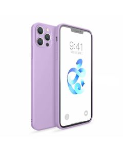 Bodycell Square Liquid Silicone Case - Light Violet (iPhone 13 Pro)