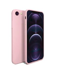 Bodycell Square Liquid Silicone Case - Pink (iPhone 7 / 8 / SE 2020 / 2022)
