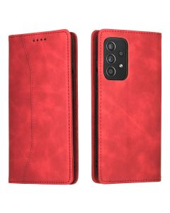 Bodycell PU Leather Book Case Θήκη Πορτοφόλι με Stand - Red (Samsung Galaxy A72 4G / 5G)