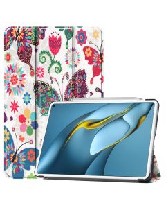 Tri-Fold Book Case με δυνατότητα Stand - Butterflies (Huawei MatePad Pro 10.8)