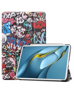 Tri-Fold Book Case με δυνατότητα Stand - Graffiti (Huawei MatePad Pro 10.8)