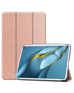 Tri-Fold Book Case με δυνατότητα Stand - Rose Gold (Huawei MatePad Pro 10.8)