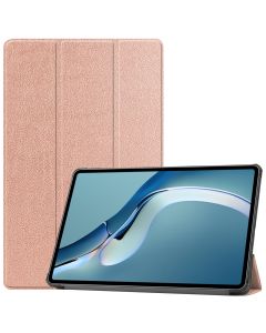 Tri-Fold Book Case με δυνατότητα Stand - Rose Gold (Huawei MatePad Pro 12.6 2021)