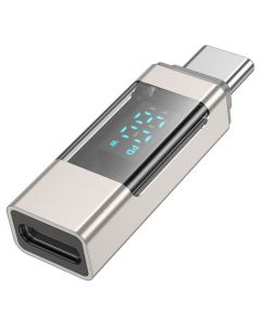 Borofone BV25 Adapter Type C to Type C with Screen Display - Grey