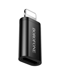 Borofone BV26A Adapter Type C Female to Lightning Male - Black - MT83459