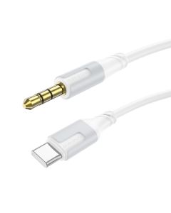 Borofone BL19 Creator Cable Audio Jack 3.5mm to Type C Καλώδιο 1m - White